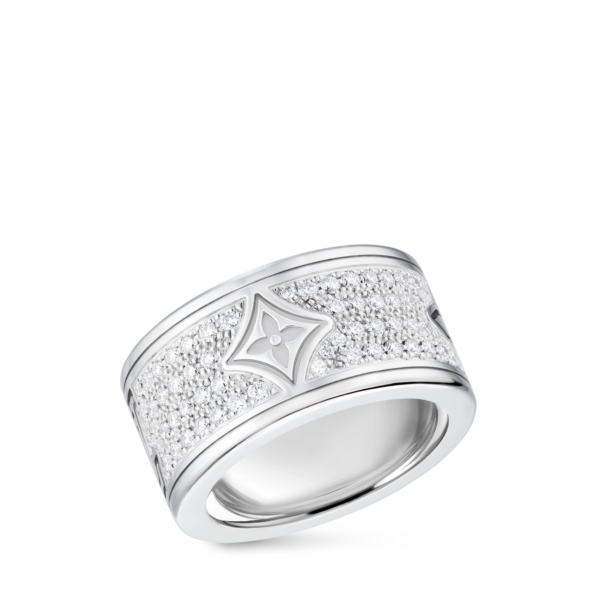 Les Gastons Vuitton Large Ring, Weißgold und Diamanten  Schmuck Kategorien Ringe | LOUIS VUITTON (Zoom)