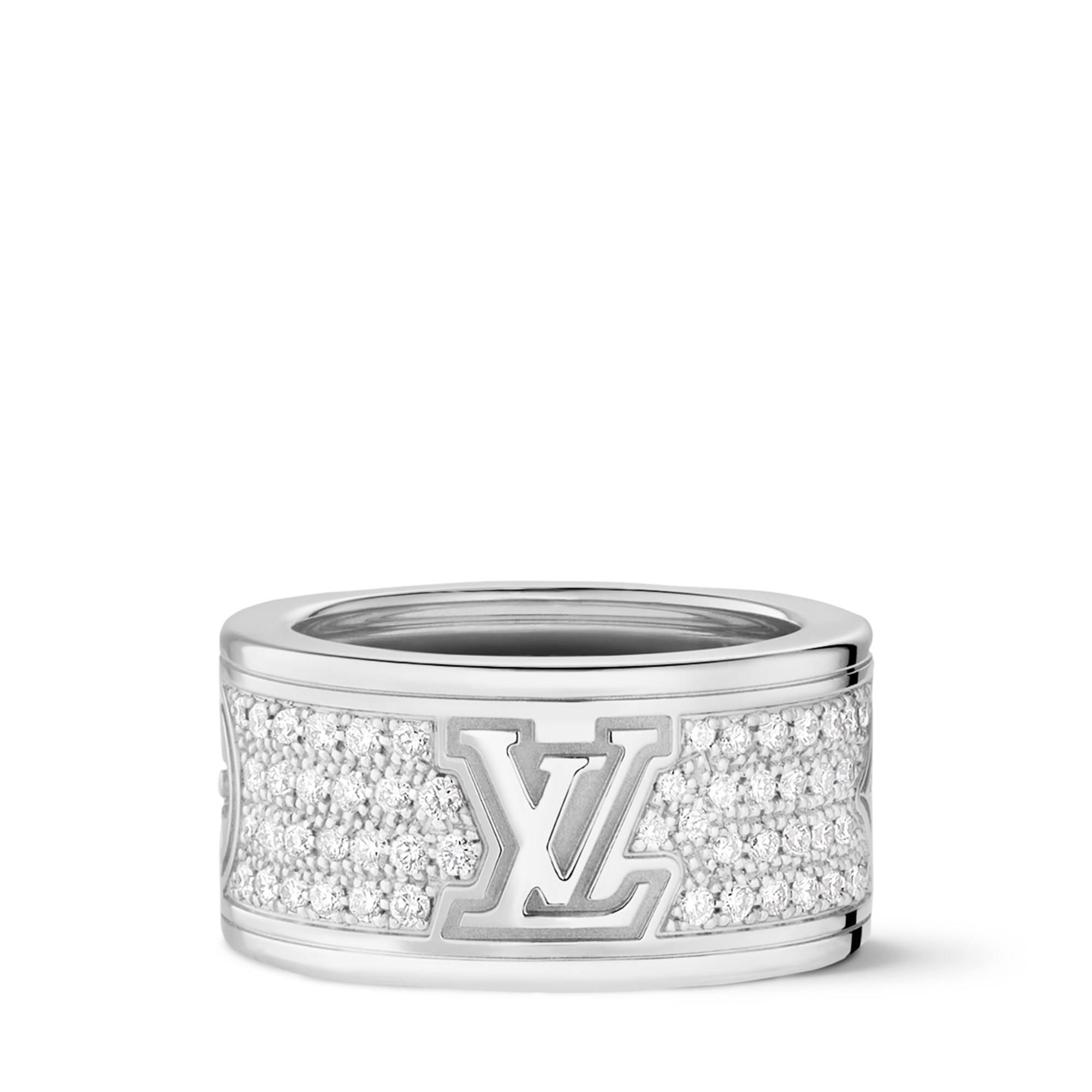 Les Gastons Vuitton Large Ring, Weißgold und Diamanten  Schmuck Kategorien Ringe | LOUIS VUITTON (Zoom)