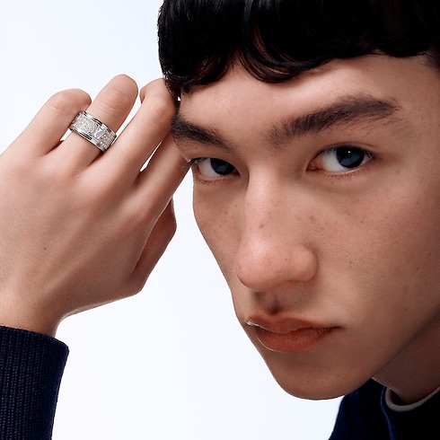 Les Gastons Vuitton Large Ring, Weißgold und Diamanten Jewelry Kategorien Ringe | LOUIS VUITTON (Zoom)