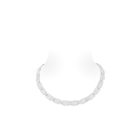 Les Gastons Vuitton Masterpiece Gourmette Halskette, Weißgold und Diamanten Schmuck Kategorien Halsketten und Anhänger | LOUIS VUITTON (Zoom)