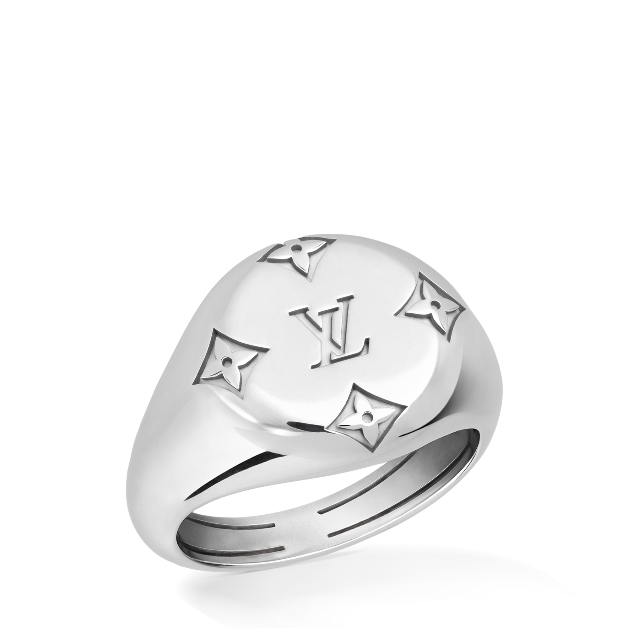 Les Gastons Vuitton Siegelring, Weißgold  Schmuck Kategorien Ringe | LOUIS VUITTON (Zoom)