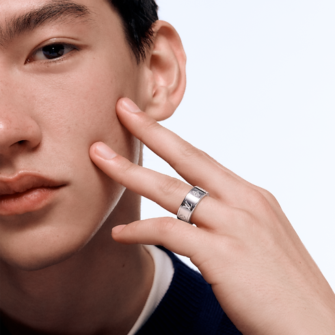 Les Gastons Vuitton Small Ring, Weißgold Schmuck Kategorien Ringe | LOUIS VUITTON (Zoom)