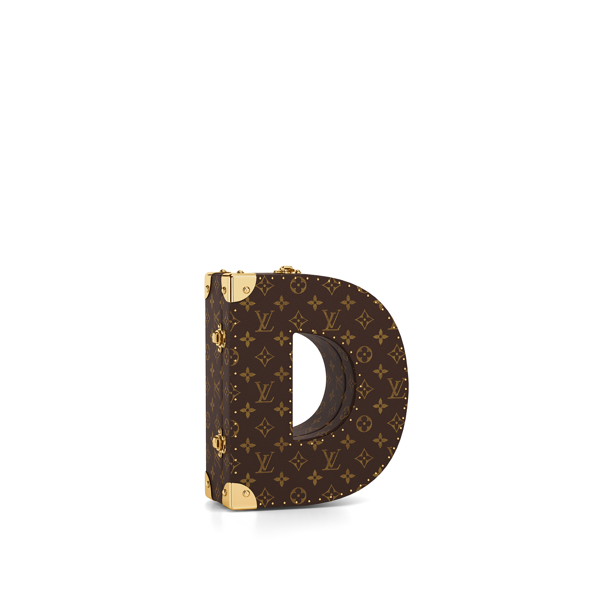 Letter Trunk D Koffer Monogram Canvas Les Extraordinaires Hardsided Letter Trunks  | LOUIS VUITTON (Zoom)