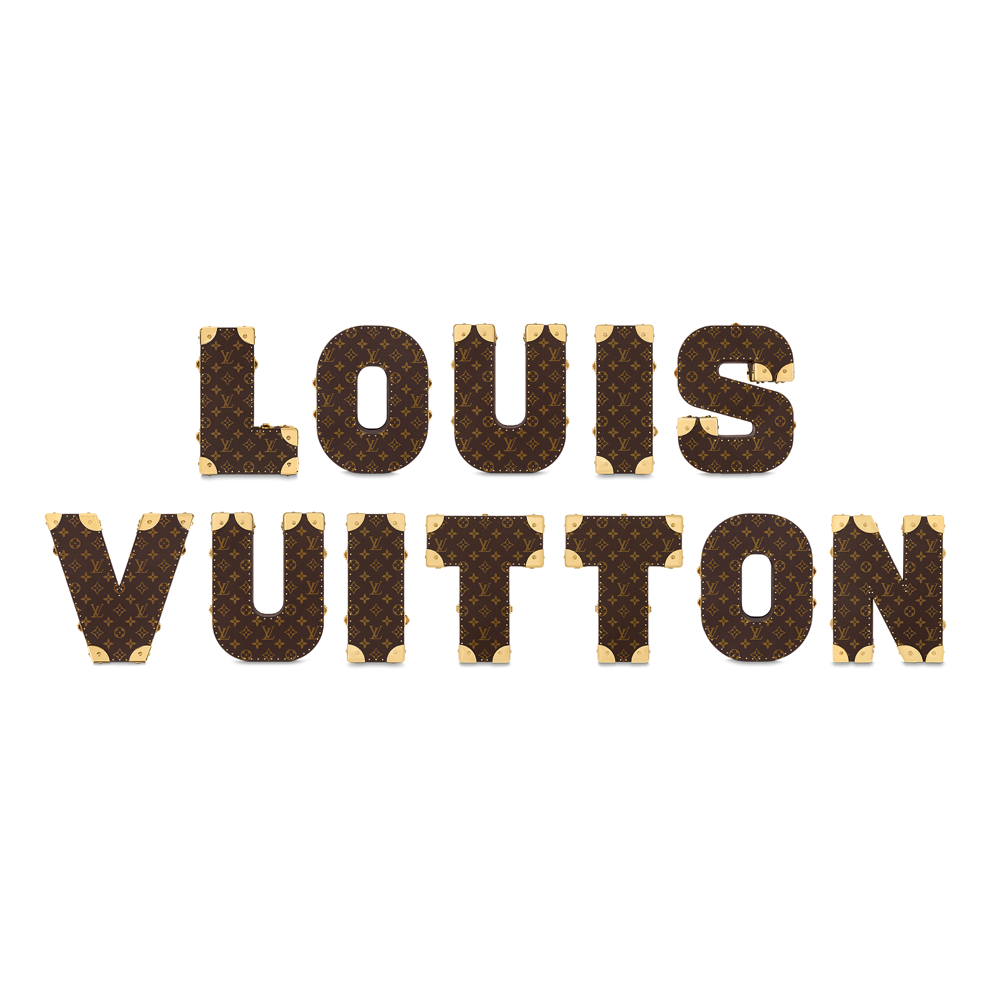 Letter Trunk L Koffer Monogram Canvas Les Extraordinaires Hardsided Letter Trunks  | LOUIS VUITTON (Zoom)