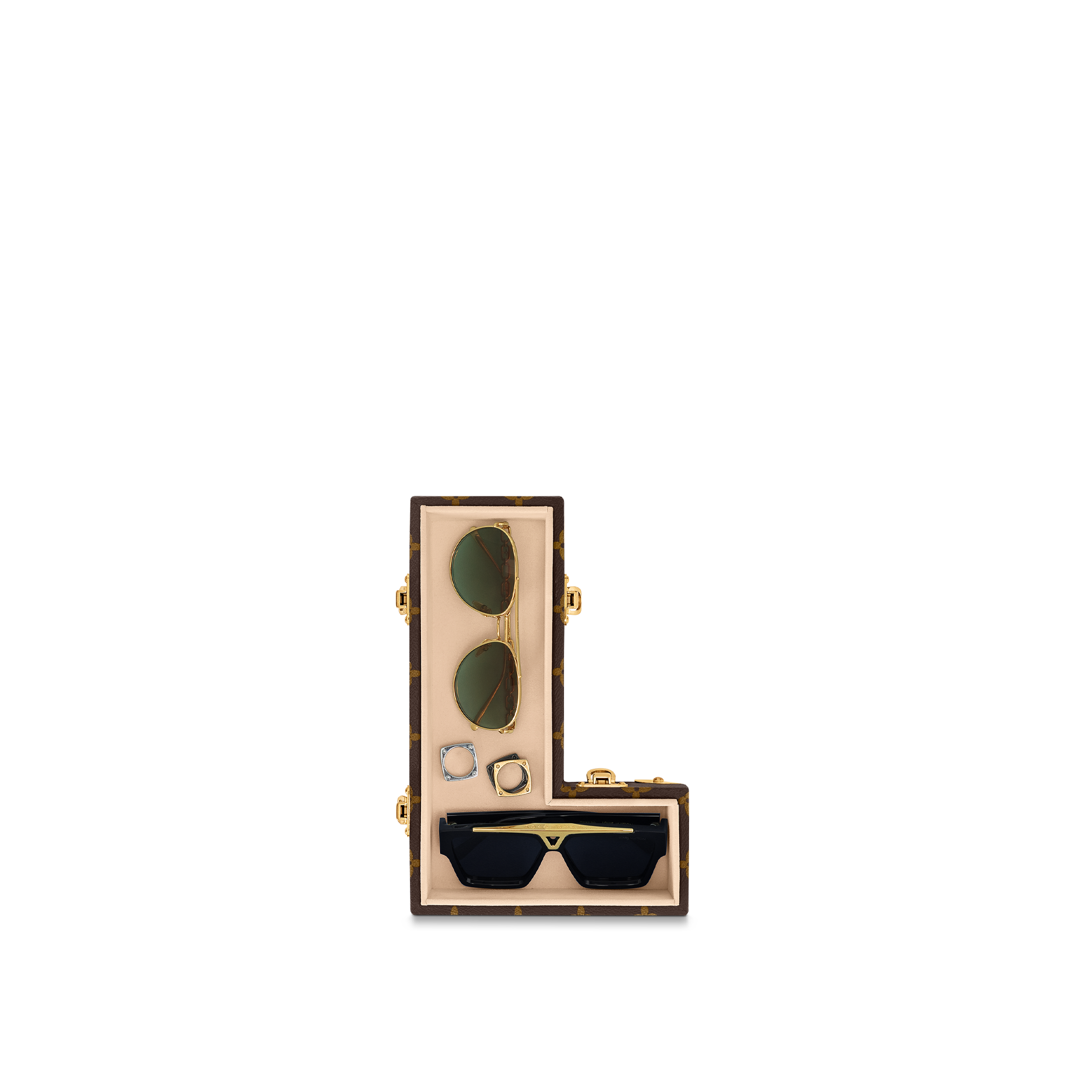 Letter Trunk L Koffer Monogram Canvas Les Extraordinaires Hardsided Letter Trunks  | LOUIS VUITTON (Zoom)