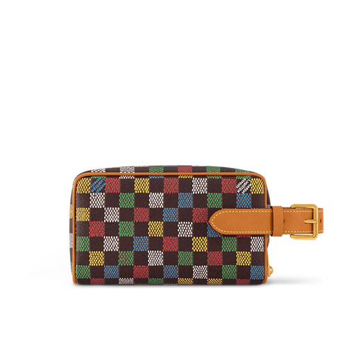 Locker Dopp Kit Damier Ebene Canvas Herren Reisegepäck Reiseaccessoires | LOUIS VUITTON (Zoom)