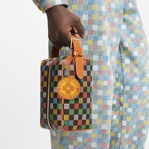 Locker Dopp Kit Damier Ebene Canvas Herren Reisegepäck Reiseaccessoires | LOUIS VUITTON (Zoom)