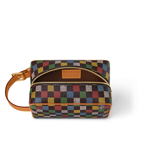 Locker Dopp Kit Damier Ebene Canvas Herren Reisegepäck Reiseaccessoires | LOUIS VUITTON (Zoom)