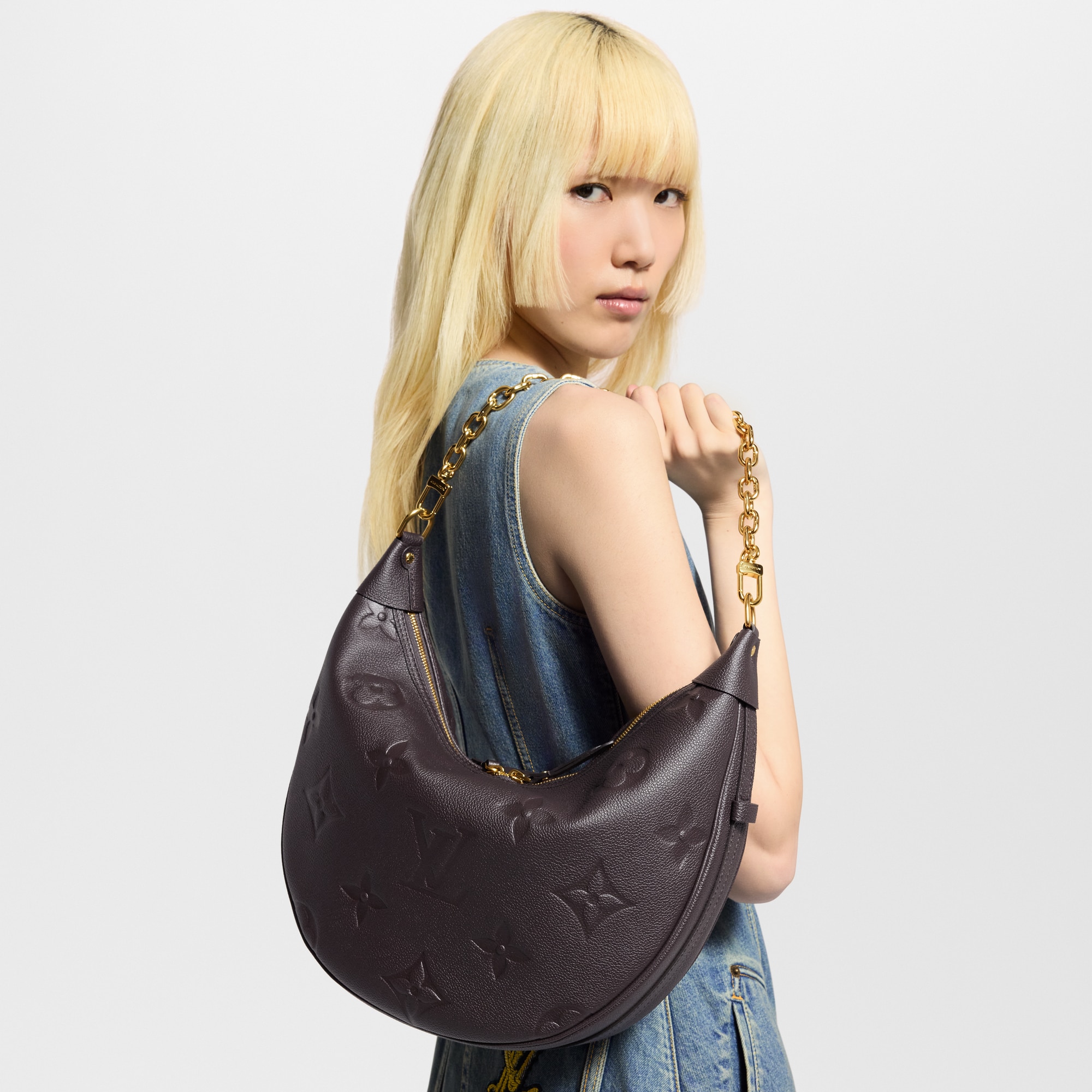 Loop Hobo Monogram Empreinte Leder Geschenkideen Geschenke zum Muttertag } | LOUIS VUITTON (Zoom)