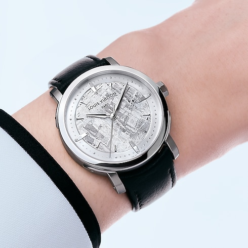 Louis Vuitton Escale, Automatikuhrwerk, 39 mm, Platin Uhren Alle Uhren } | LOUIS VUITTON (Zoom)