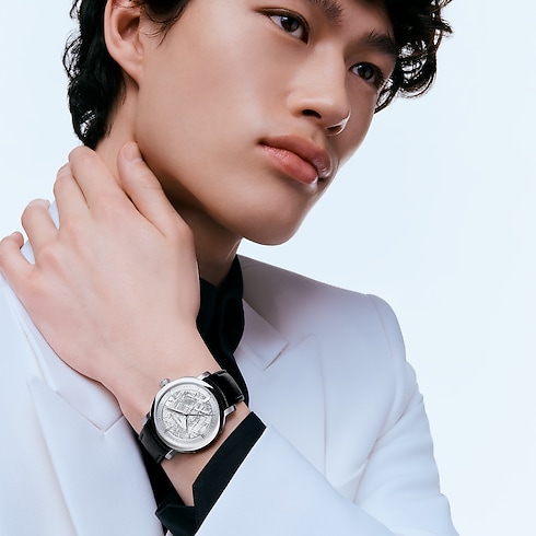 Louis Vuitton Escale, Automatikuhrwerk, 39 mm, Platin Uhren Alle Uhren } | LOUIS VUITTON (Zoom)