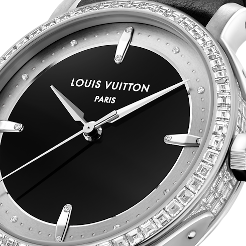 Louis Vuitton Escale, Automatikuhrwerk, 40.5 mm, Platin und Diamanten Uhren Alle Uhren } | LOUIS VUITTON (Zoom)