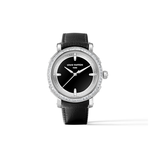 Louis Vuitton Escale, Automatikuhrwerk, 40.5 mm, Platin und Diamanten Uhren Alle Uhren } | LOUIS VUITTON (Zoom)