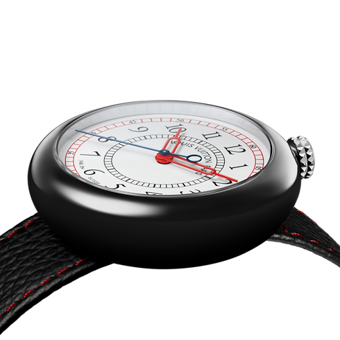 Louis Vuitton Monterey, Automatikuhrwerk, 37 mm, Keramik und Stahl Uhren Alle Uhren } | LOUIS VUITTON (Zoom)