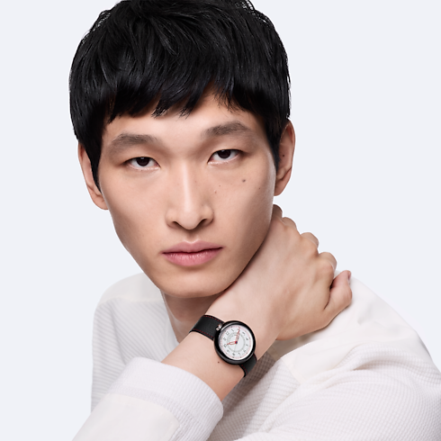 Louis Vuitton Monterey, Automatikuhrwerk, 37 mm, Keramik und Stahl Uhren Alle Uhren } | LOUIS VUITTON (Zoom)