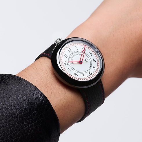 Louis Vuitton Monterey, Automatikuhrwerk, 37 mm, Keramik und Stahl Uhren Alle Uhren } | LOUIS VUITTON (Zoom)
