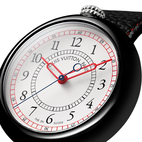 Louis Vuitton Monterey, Automatikuhrwerk, 37 mm, Keramik und Stahl Uhren Alle Uhren } | LOUIS VUITTON (Zoom)