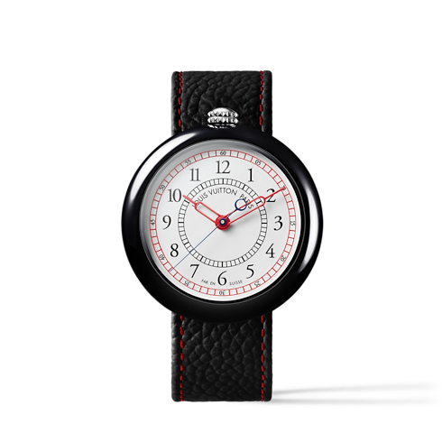 Louis Vuitton Monterey, Automatikuhrwerk, 37 mm, Keramik und Stahl Uhren Alle Uhren } | LOUIS VUITTON (Zoom)