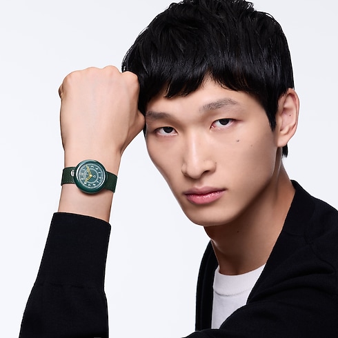 Louis Vuitton Monterey, Automatikuhrwerk, 37 mm, Keramik und Stahl Uhren Alle Uhren } | LOUIS VUITTON (Zoom)