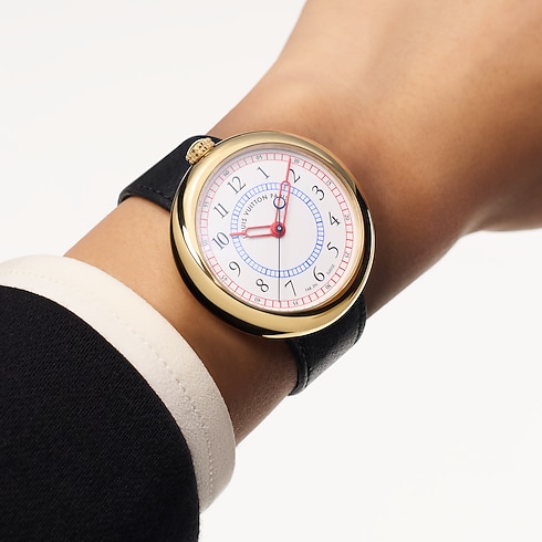 Louis Vuitton Monterey, Automatikuhrwerk, 39 mm, Gelbgold Uhren Alle Uhren } | LOUIS VUITTON (Zoom)