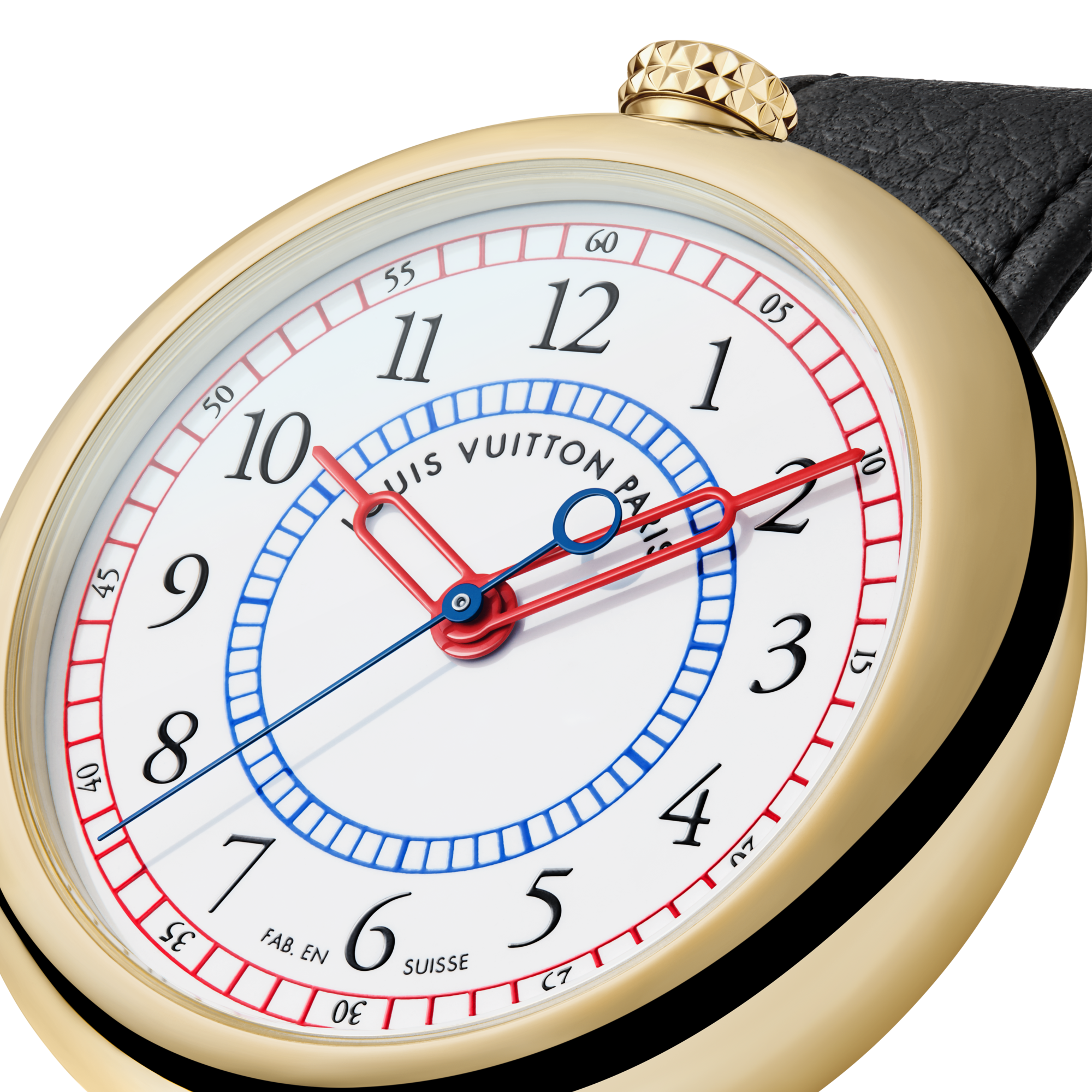 Louis Vuitton Monterey, Automatikuhrwerk, 39 mm, Gelbgold  Uhren Alle Uhren } | LOUIS VUITTON (Zoom)