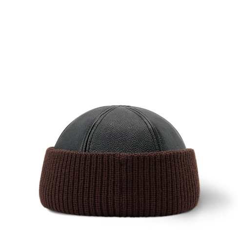 LV Artic Beanie aus Leder und Strick S00 Damen Accessoires Hüte & Mützen | LOUIS VUITTON (Zoom)