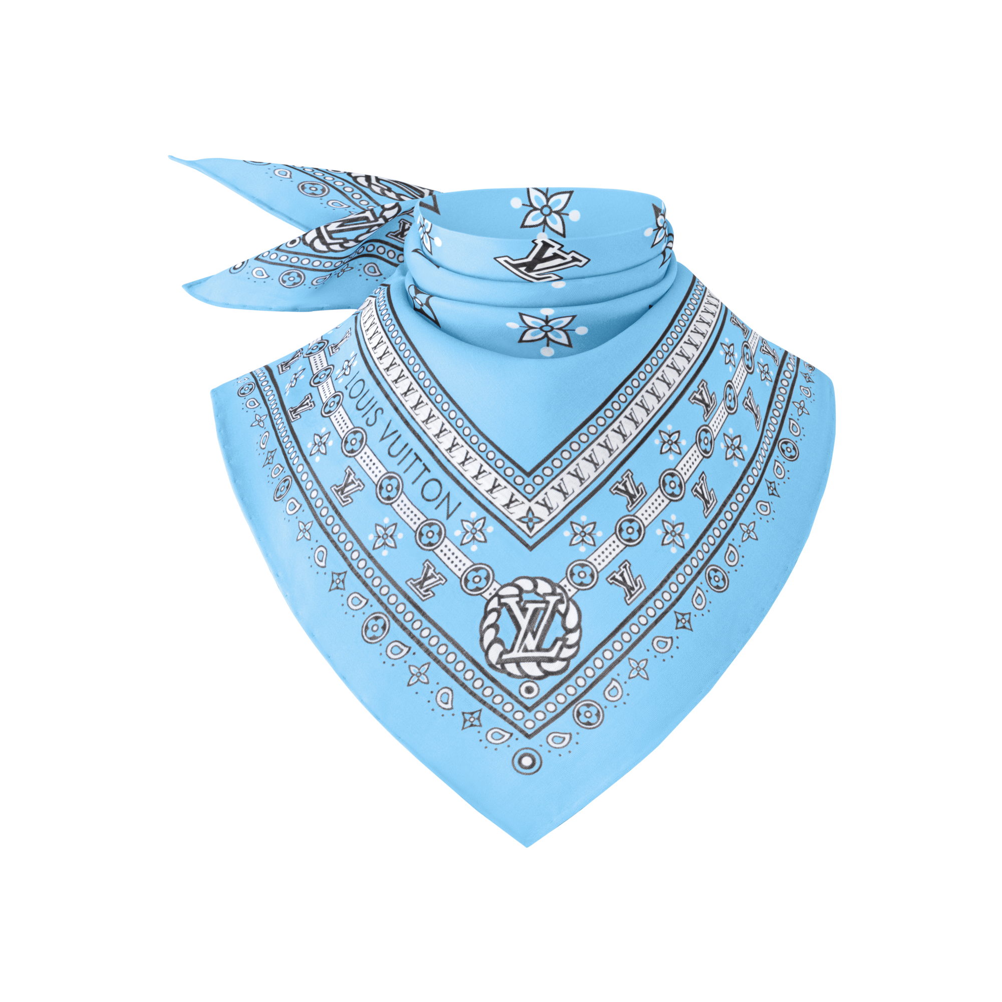 LV Bandana Carré 55 S00 Damen Accessoires Seidentücher und Bandeaus | LOUIS VUITTON (Zoom)