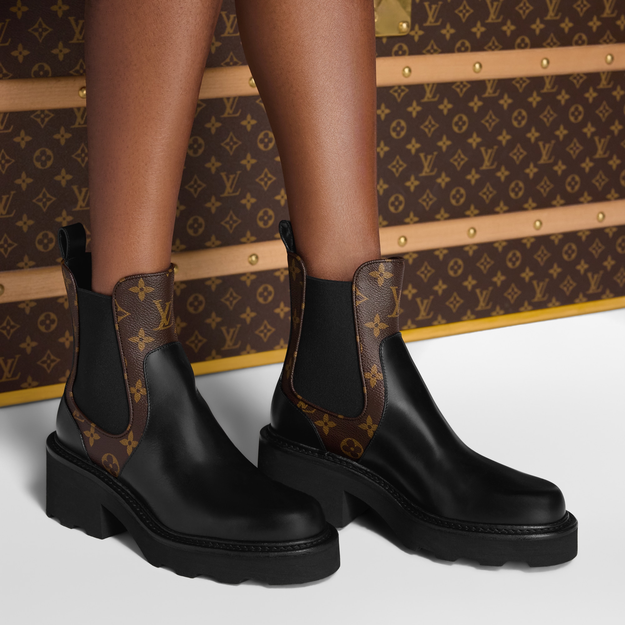 LV Beaubourg Chelsea Ankle Boot  Damen Schuhe Stiefel und Ankle Boots | LOUIS VUITTON (Zoom)