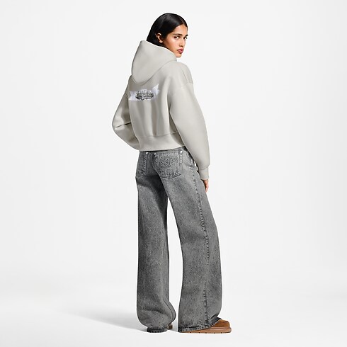 LV Bijoux Hoodie mit Reißverschluss Damen Ready to Wear T-Shirts und Sweatshirts | LOUIS VUITTON (Zoom)