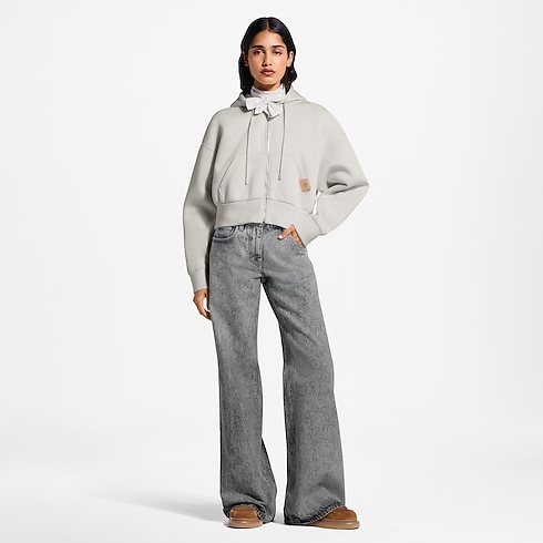 LV Bijoux Hoodie mit Reißverschluss Damen Ready to Wear T-Shirts und Sweatshirts | LOUIS VUITTON (Zoom)
