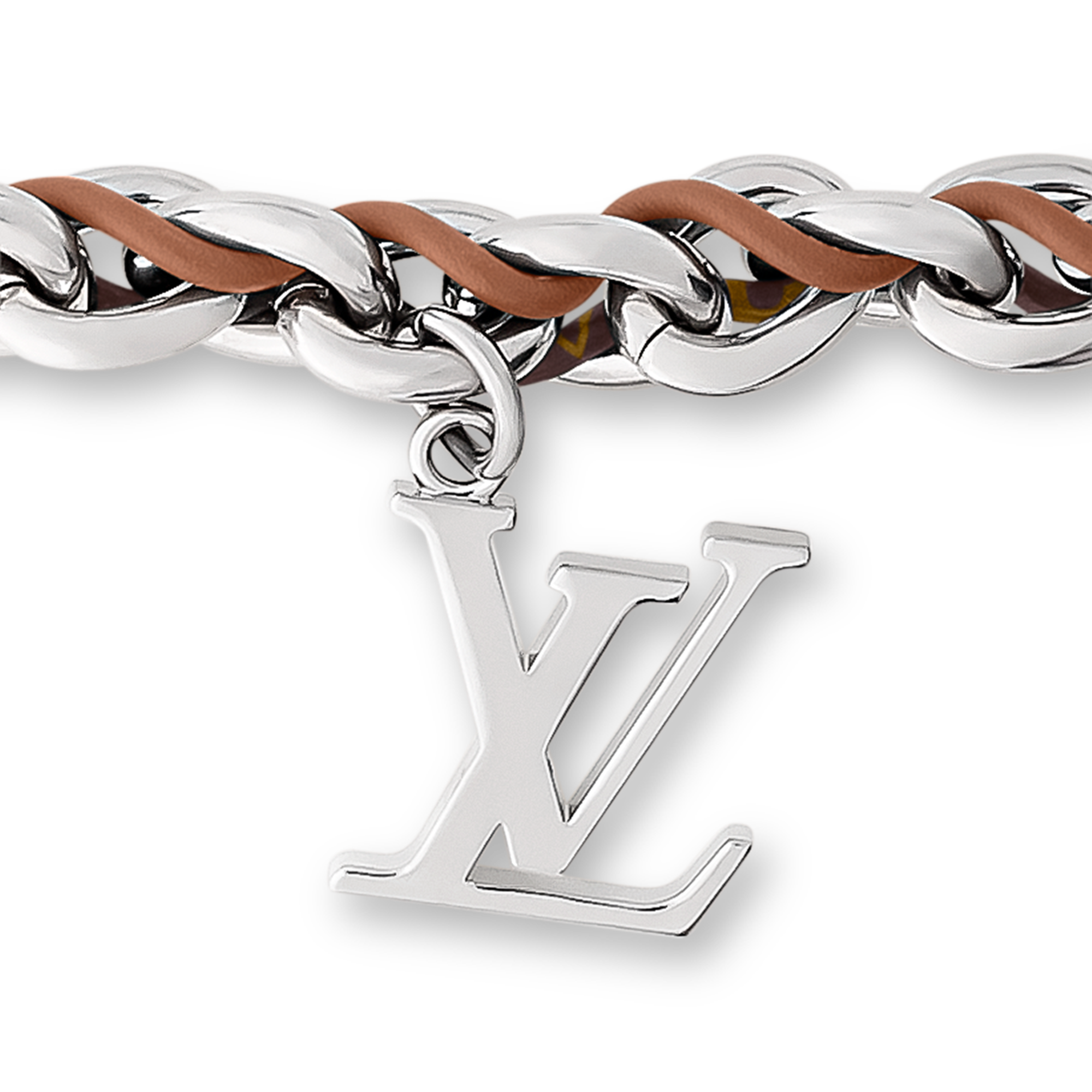 LV Braided Chain Gürtel S00 Herren Accessoires Schlüsselanhänger und Taschenschmuck | LOUIS VUITTON (Zoom)