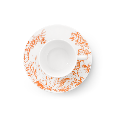 LV By The Pool Set mit 2 Kaffeetassen und den dazugehörigen Untertassen Trunks, Reisen und Wohnen Wohnen und Art of Dining Art of Dining | LOUIS VUITTON (Zoom)