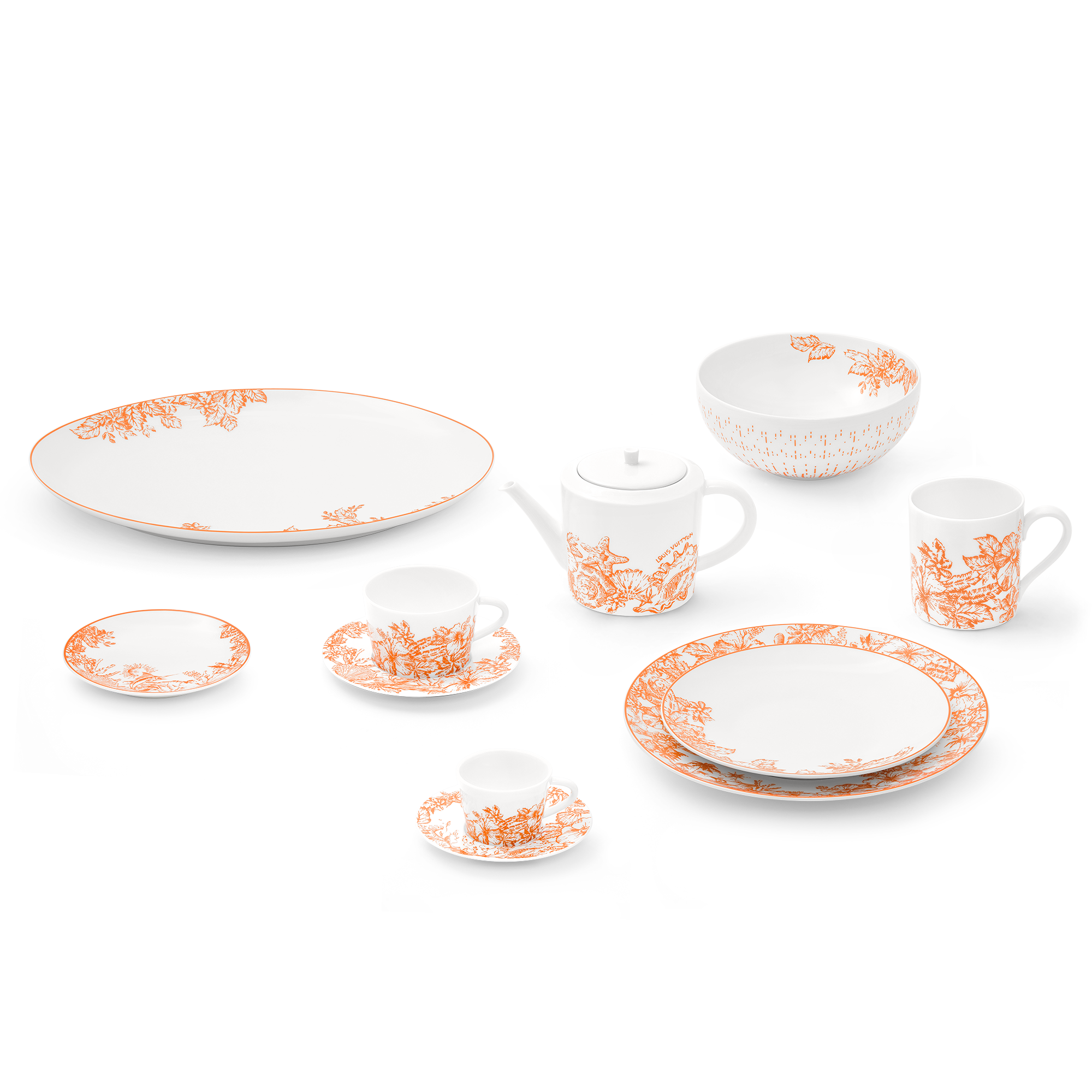 LV By The Pool Set mit 2 Kaffeetassen und den dazugehörigen Untertassen  Trunks, Reisen und Wohnen Wohnen und Art of Dining Art of Dining | LOUIS VUITTON (Zoom)