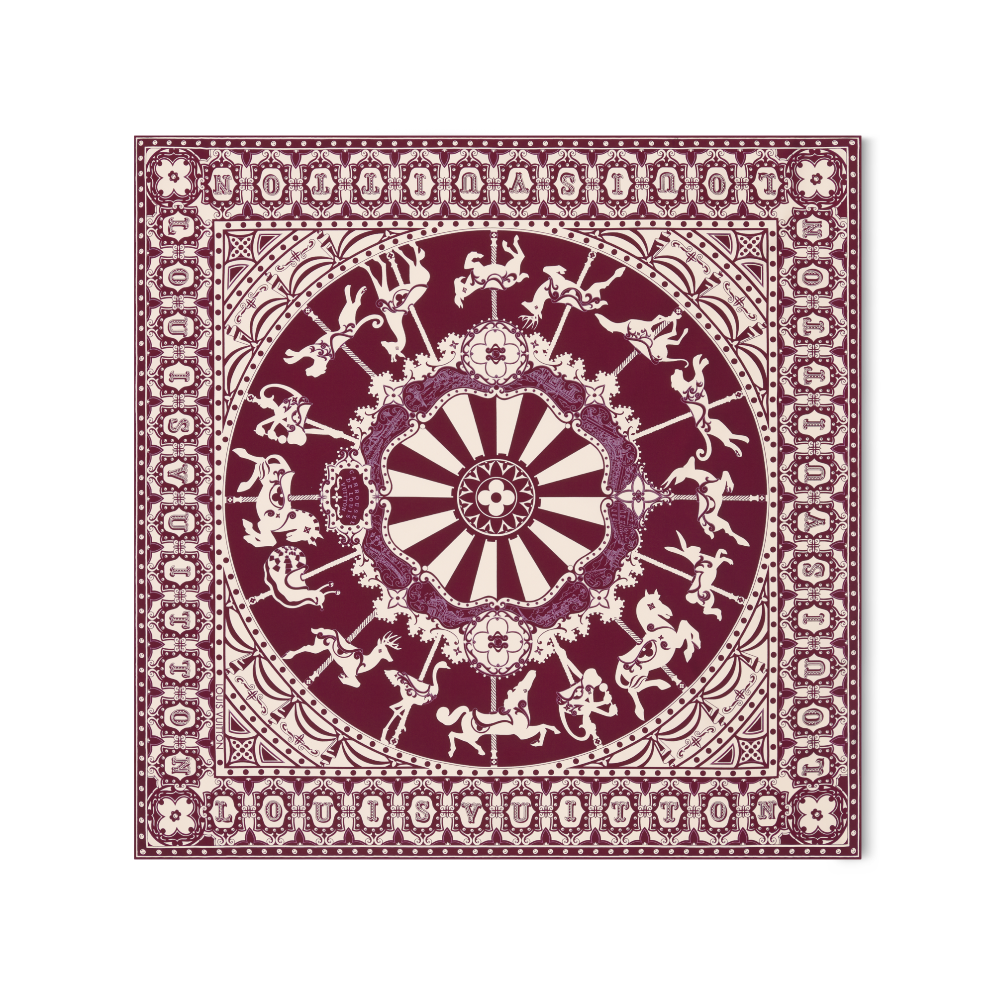 LV Carrousel Carré 70 S00 Damen Accessoires Seidentücher und Bandeaus | LOUIS VUITTON (Zoom)