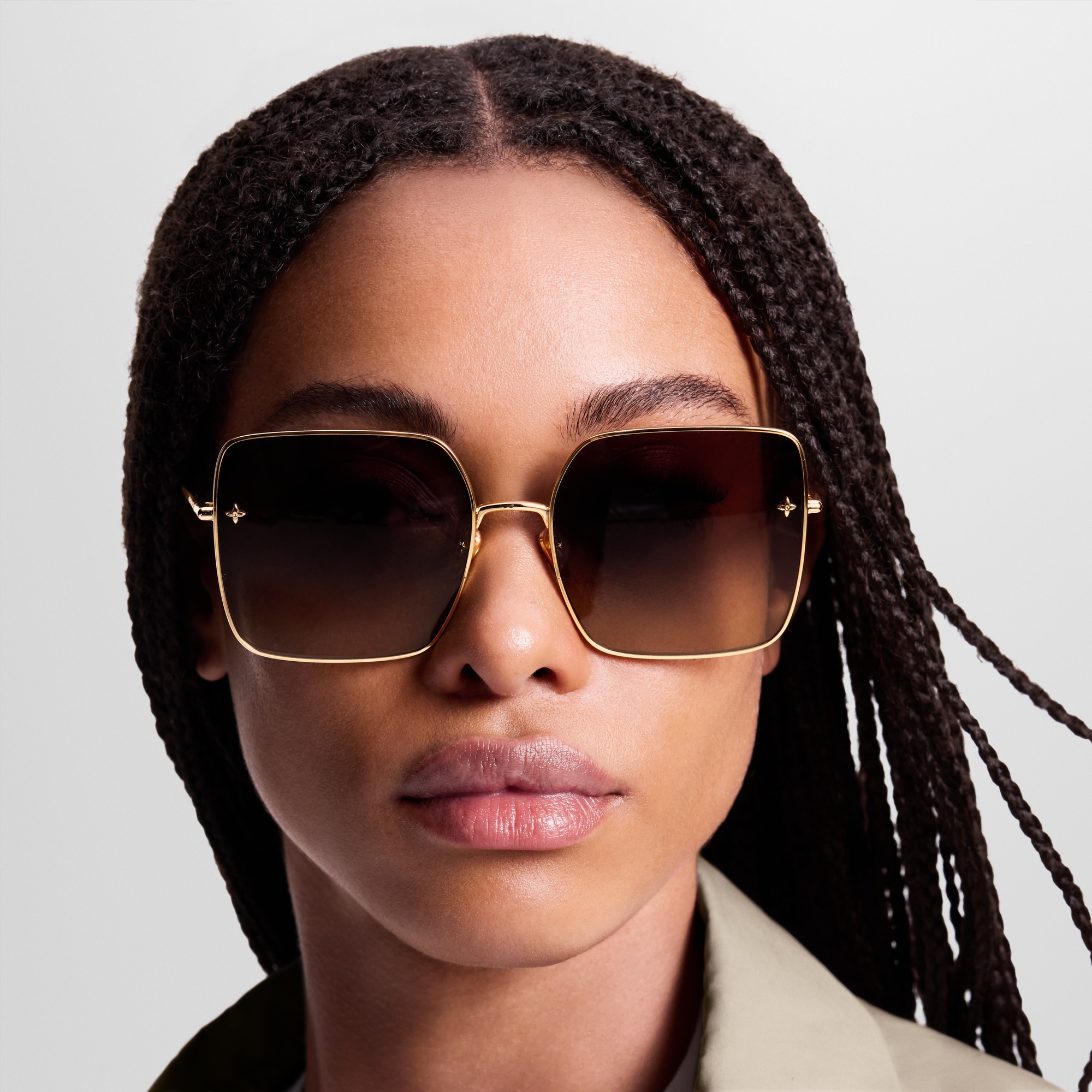 LV Charm Square Sonnenbrille S00 Damen Highlights und Geschenkideen Essentials für den Strand | LOUIS VUITTON (Zoom)