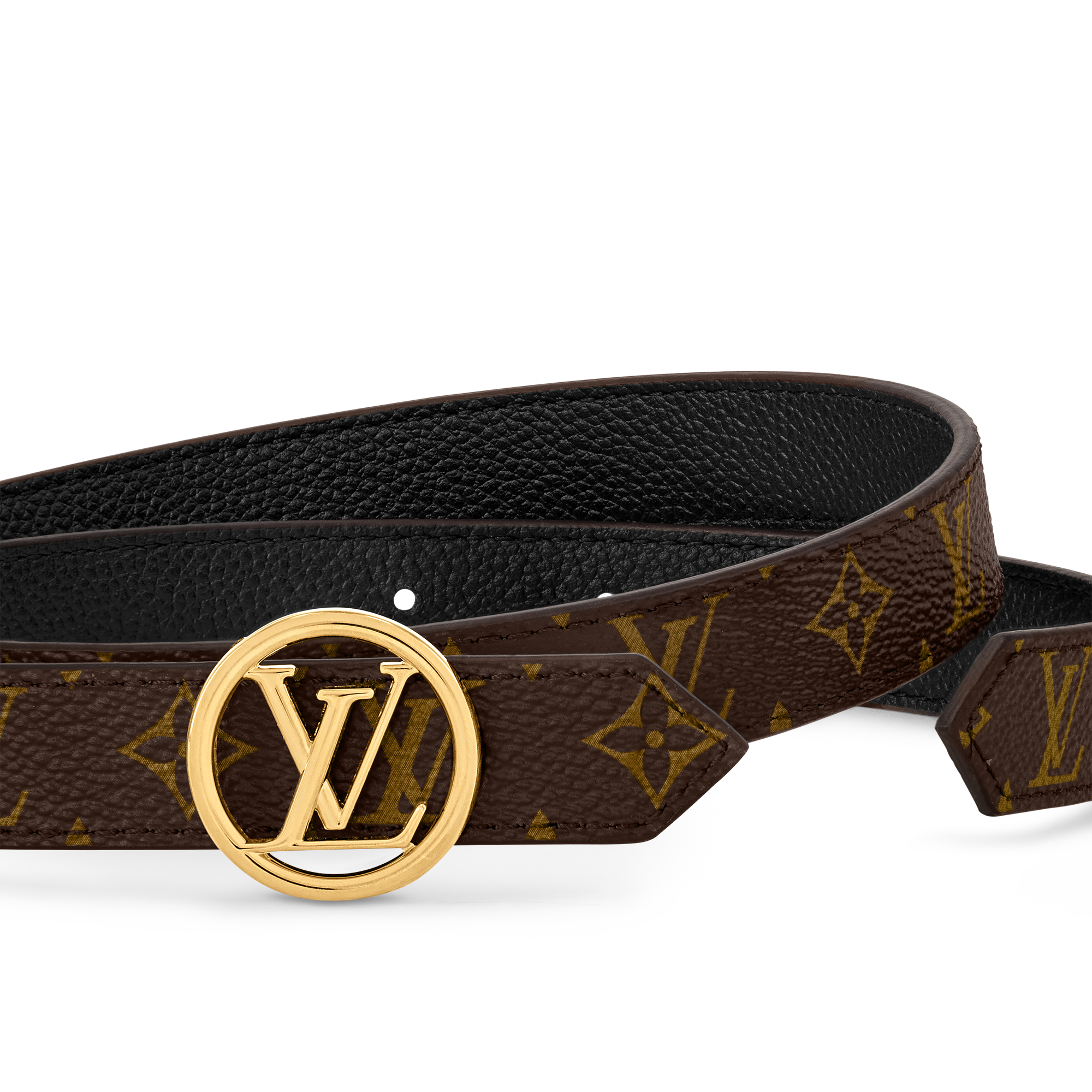LV Circle Wendegürtel 20 mm Monogram Canvas Damen Accessoires Neuheiten | LOUIS VUITTON (Zoom)