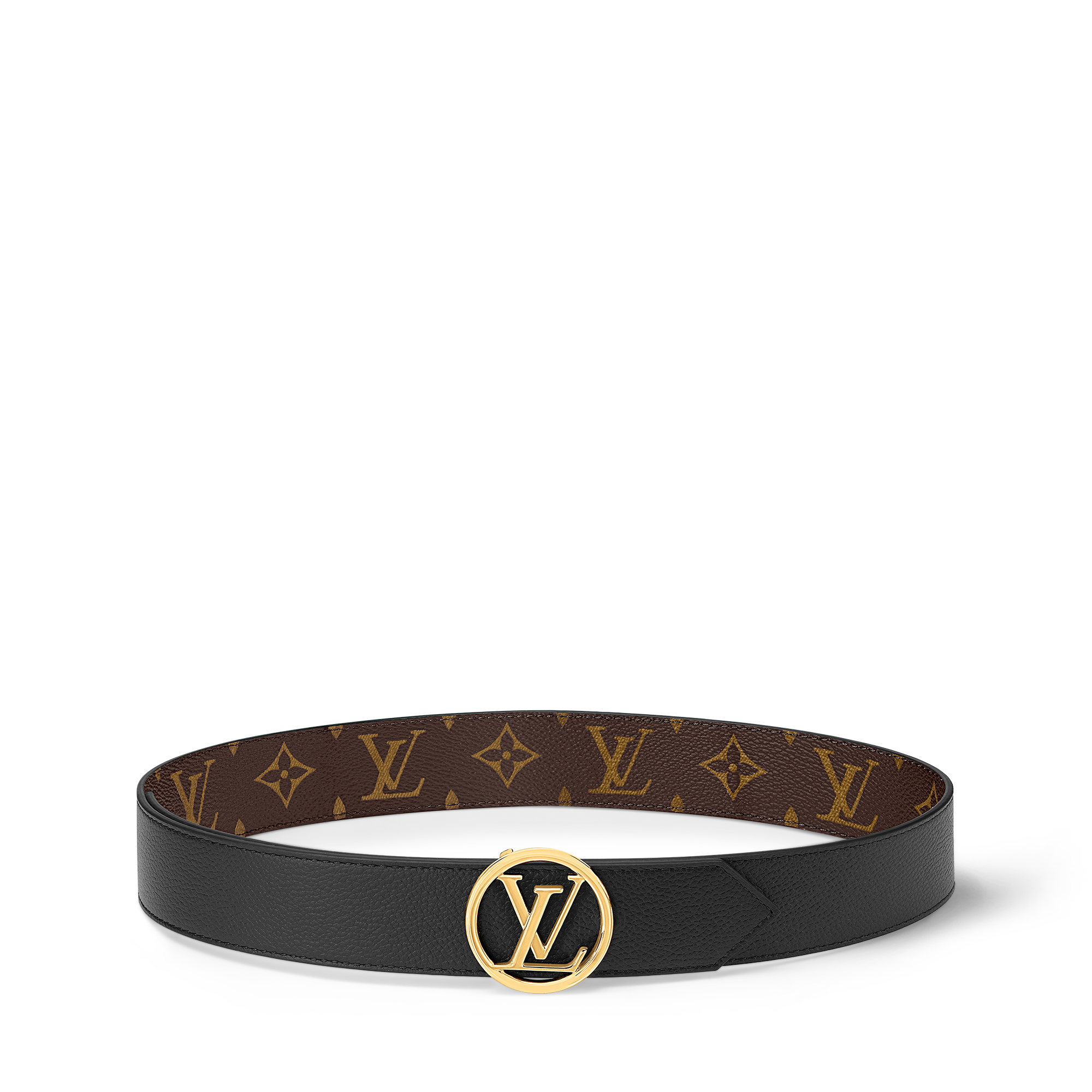 LV Circle Wendegürtel 35 mm Monogram Canvas Damen Accessoires Gürtel | LOUIS VUITTON (Zoom)