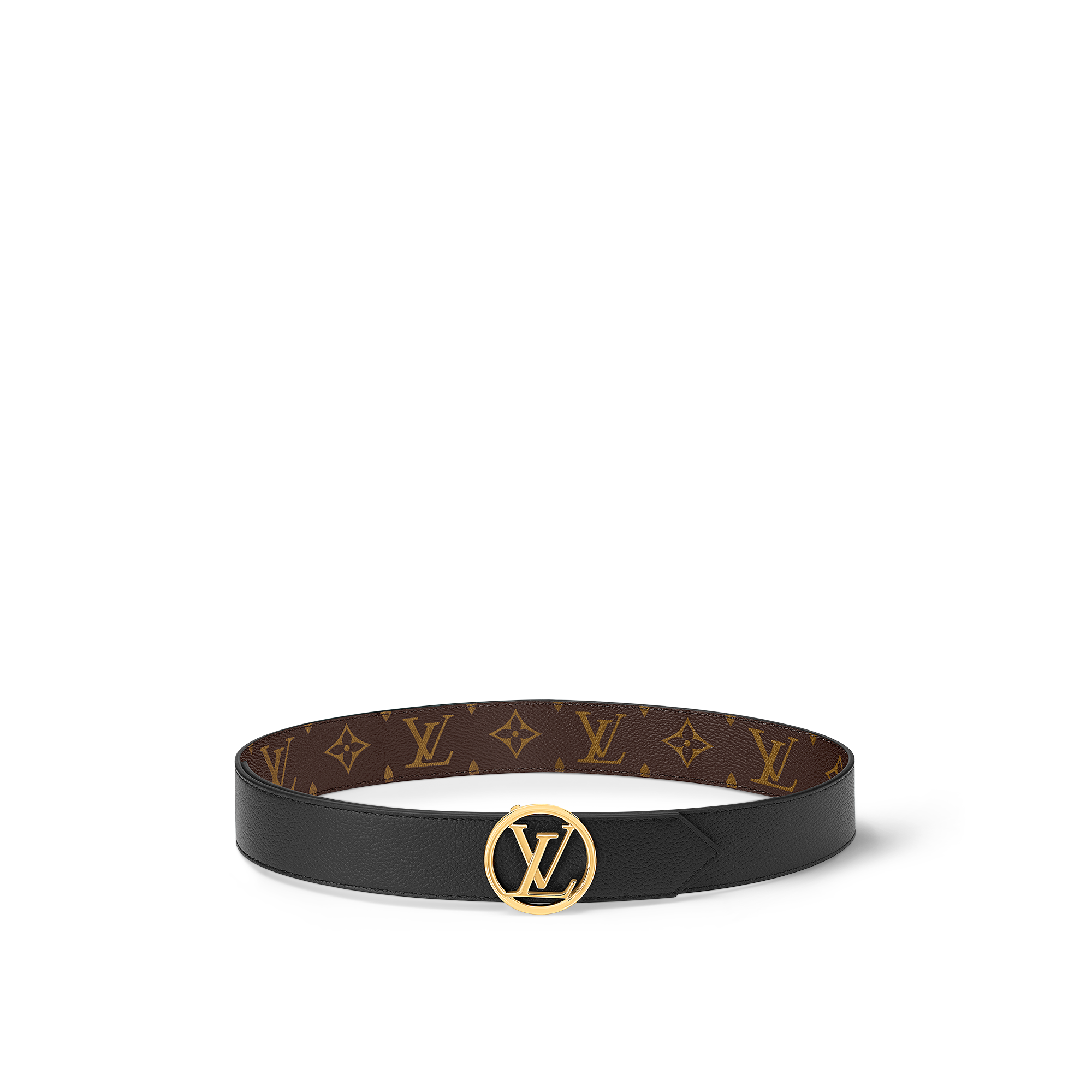 LV Circle Wendegürtel 35 mm Monogram Canvas Damen Accessoires Gürtel | LOUIS VUITTON (Zoom)