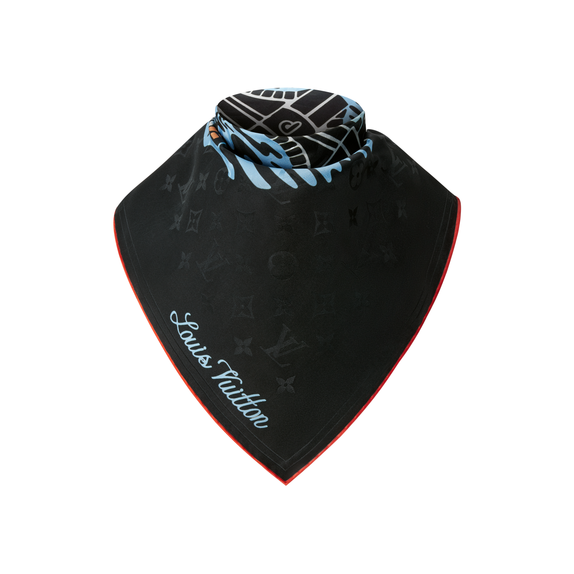 LV City Stamp Bandana S00 Herren Accessoires Seidentücher und Bandanas | LOUIS VUITTON (Zoom)