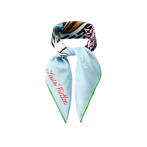 LV City Stamp Bandana S00 Herren Accessoires Seidentücher und Bandanas | LOUIS VUITTON (Zoom)