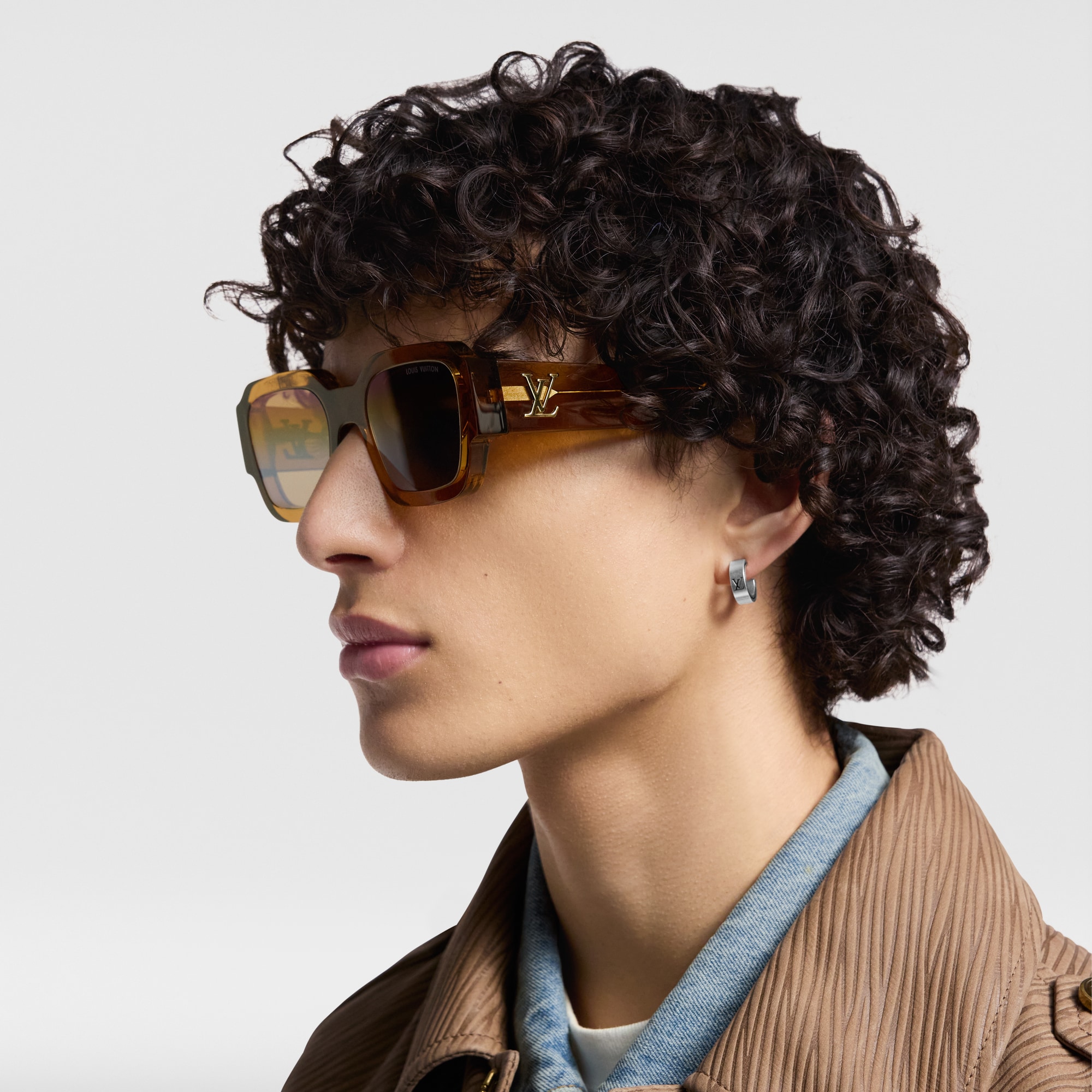 LV Clash Round Square Sonnenbrille S00 Herren Accessoires Sonnenbrillen | LOUIS VUITTON (Zoom)