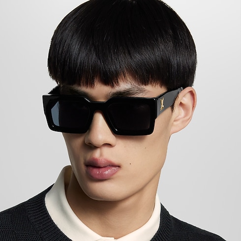 LV Clash Square Sonnenbrille S00 Geschenkideen zum Fest Festliche Geschenke für Herren } | LOUIS VUITTON (Zoom)