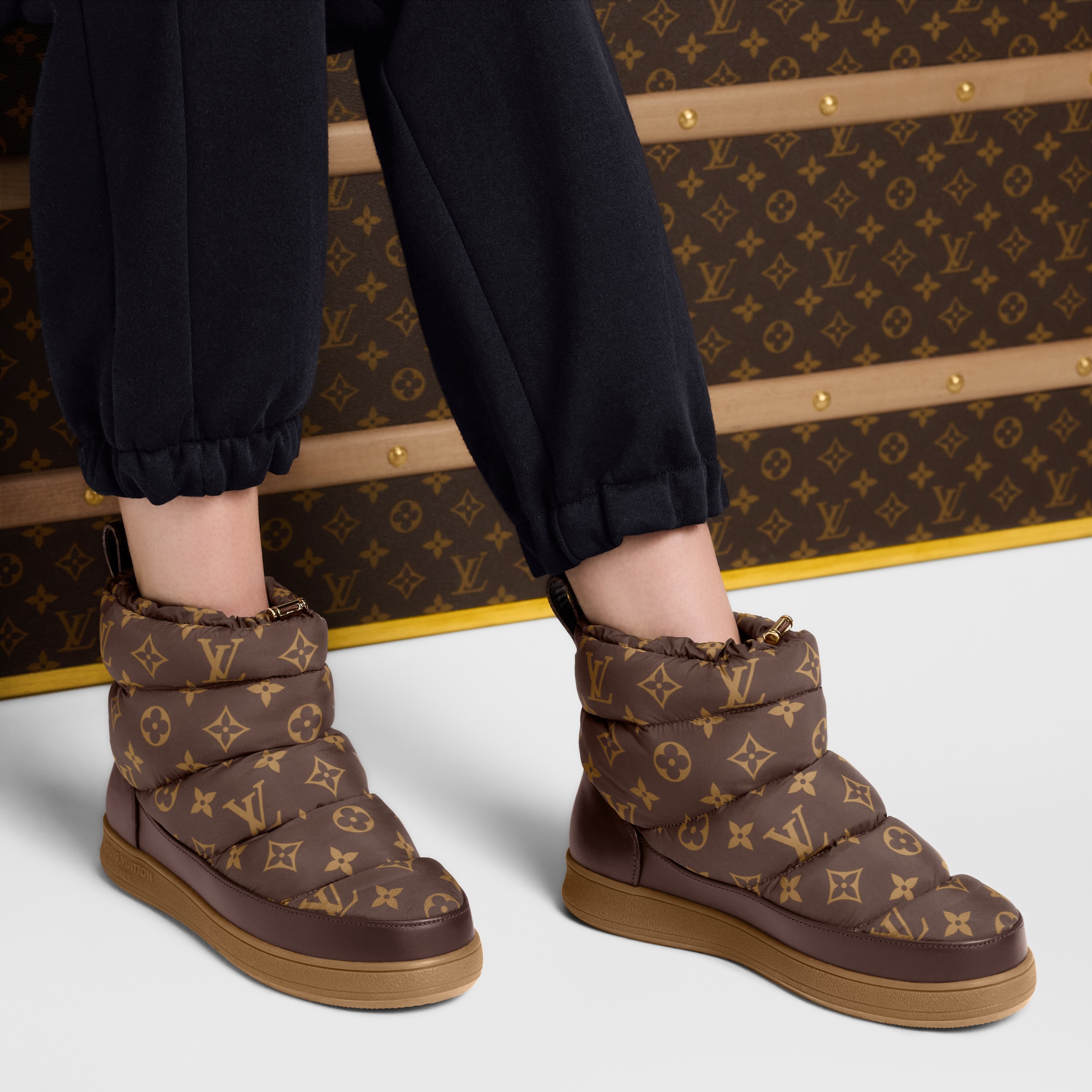 LV Cloud Ankle Boot Sneaker  Damen Schuhe Stiefel und Ankle Boots | LOUIS VUITTON (Zoom)