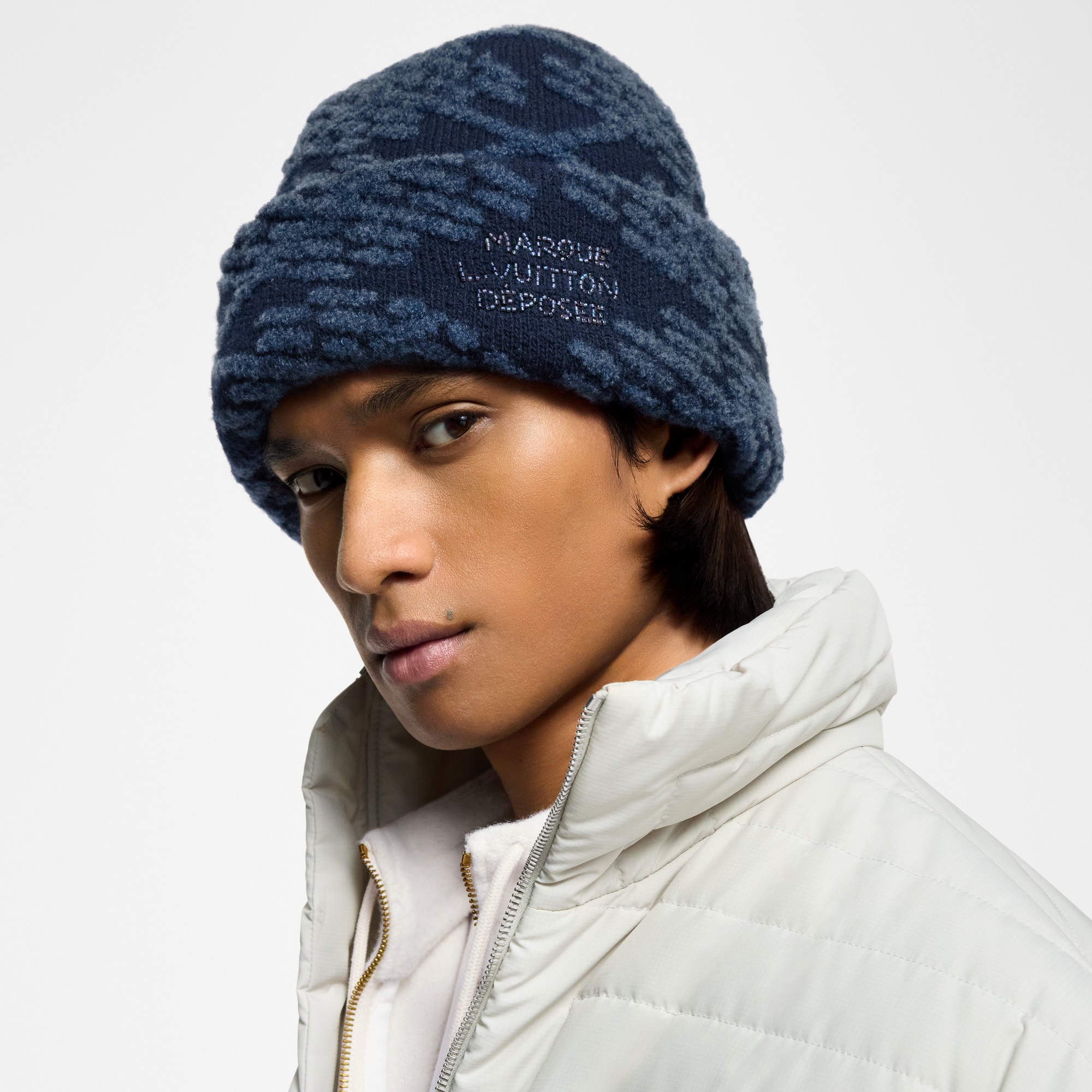 LV Crush Damier Argyle Beanie S00 Herren Accessoires Hüte, Mützen und Handschuhe | LOUIS VUITTON (Zoom)