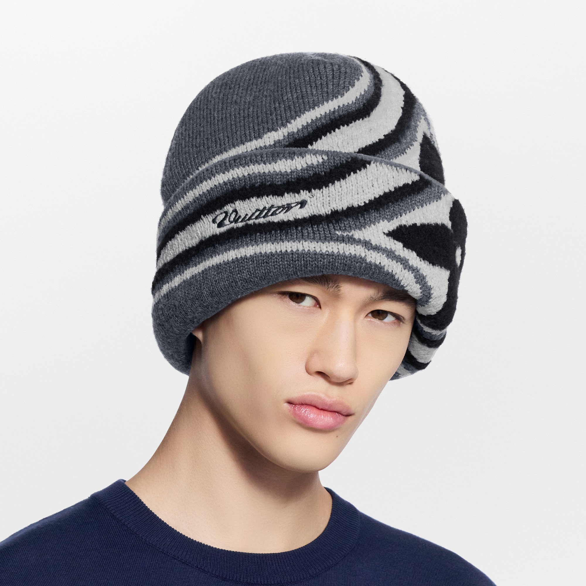 LV Crush Graphic Flower Beanie S00 Herren Accessoires Hüte, Mützen und Handschuhe | LOUIS VUITTON (Zoom)