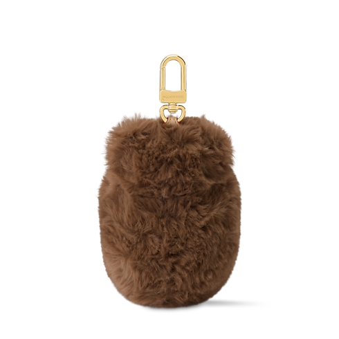 LV Cute Teddy Bear Taschenschmuck back view