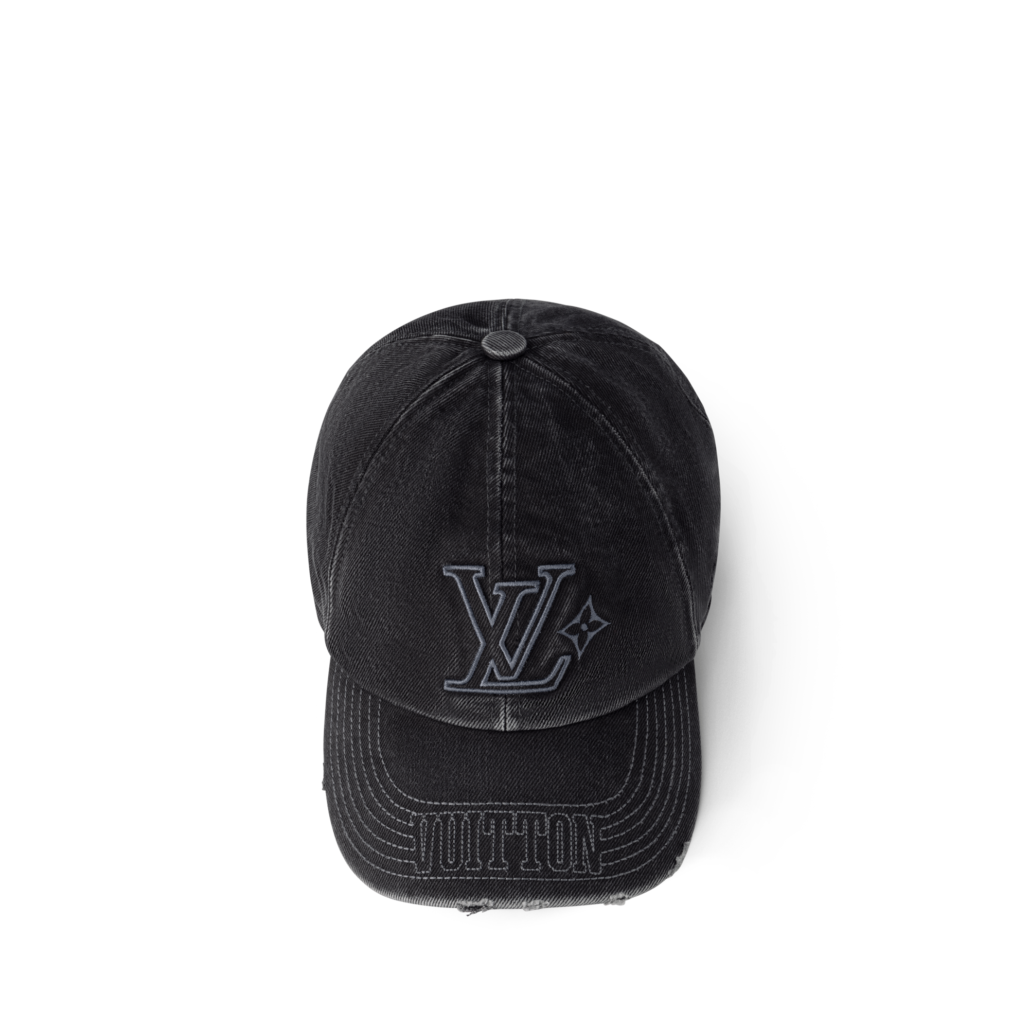 LV Denim Washed Mütze S00 Herren Accessoires Hüte, Mützen und Handschuhe | LOUIS VUITTON (Zoom)
