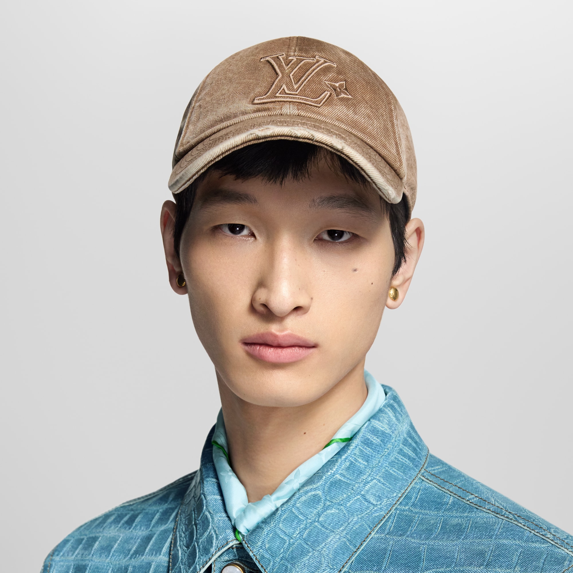 LV Denim Washed Mütze S00 Herren Accessoires Hüte, Mützen und Handschuhe | LOUIS VUITTON (Zoom)