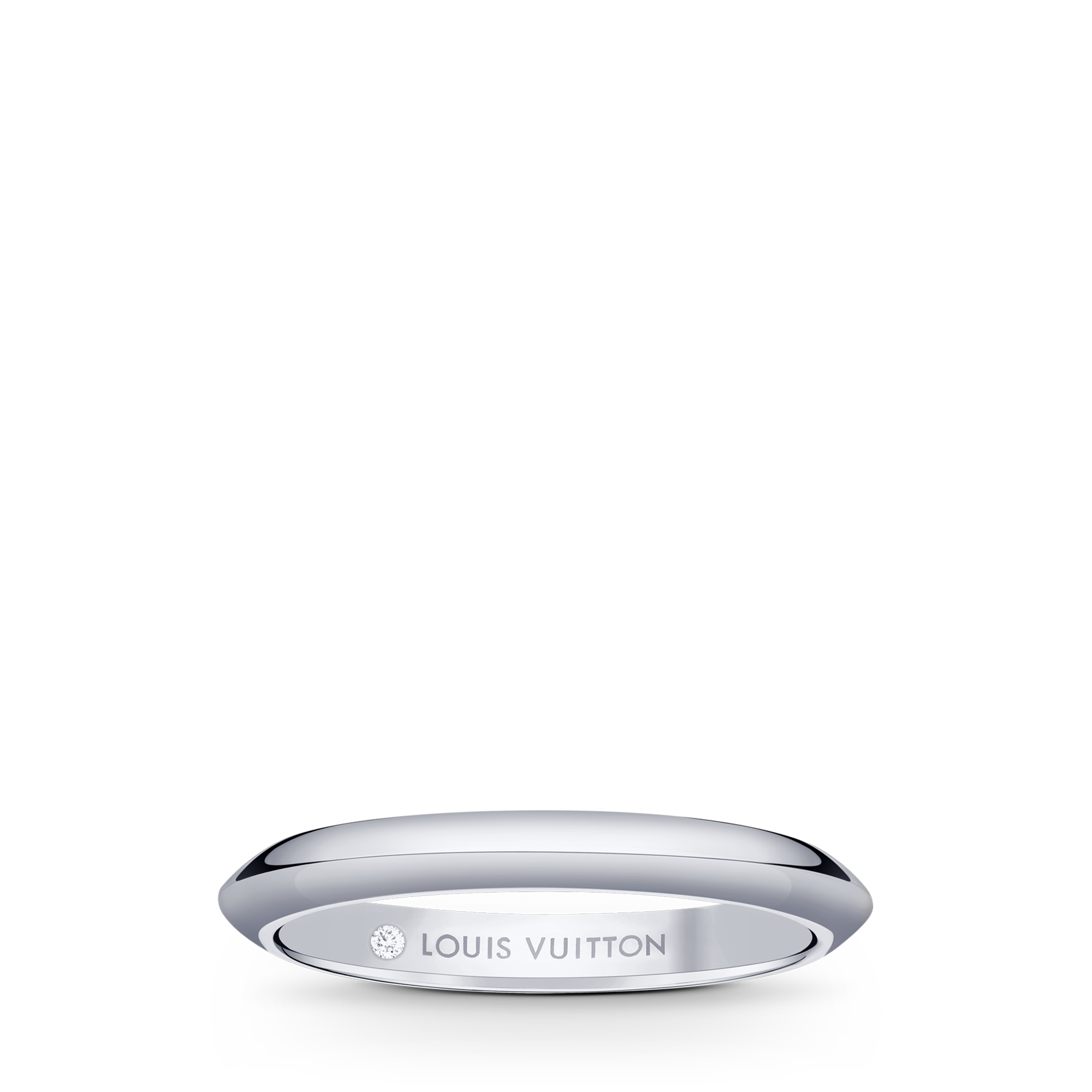LV Diamonds 2,5 mm breiter Ehering, Platin  Schmuck Kategorien Wedding Bands | LOUIS VUITTON (Zoom)