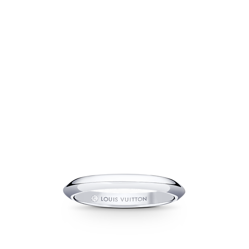 LV Diamonds 2,5 mm breiter Ehering, Platin Schmuck Kategorien Wedding Bands | LOUIS VUITTON (Zoom)